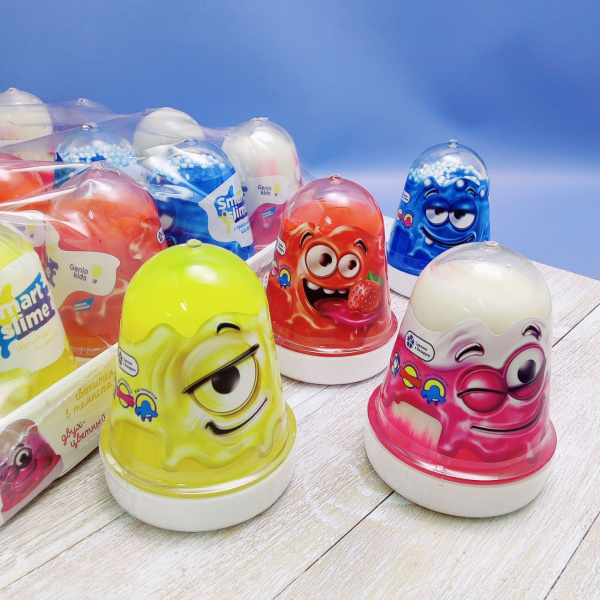 Слайм - антистресс 130 гр. / Мялка-жмялка МИКС